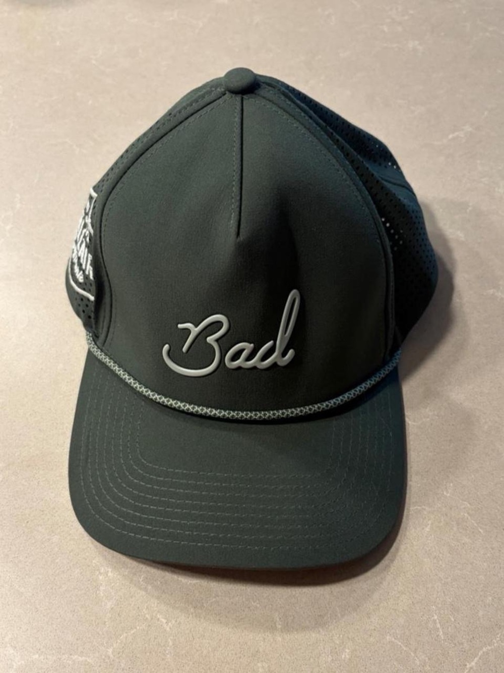 Bad Birdie Golf Snapback Hat Cap- Deep Forest Green